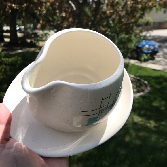 Franciscan Oasis pottery made in California USA gravy boat dish dinnerware - Picture 9 of 9